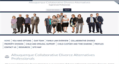 Desktop Screenshot of albuquerquecollaborativedivorcealternatives.com